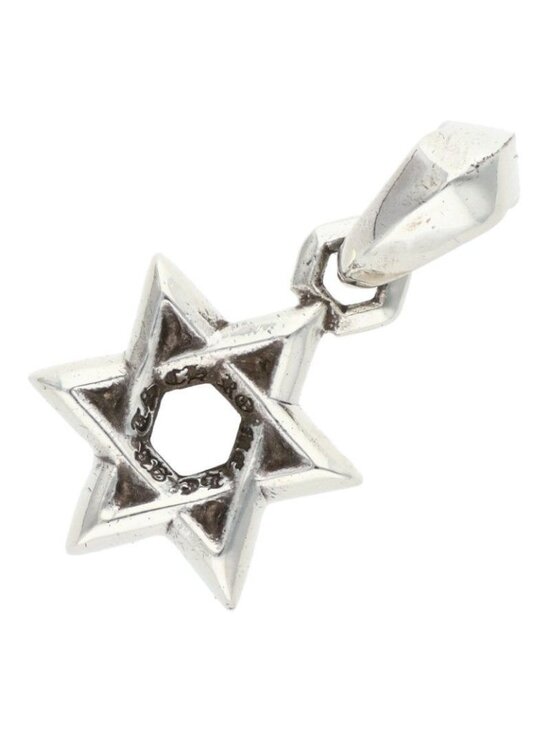 Chrome Hearts Star Of David ball-chain Necklace | Silver  Chrome Hearts Star of David Charm of Silver Necklace Top